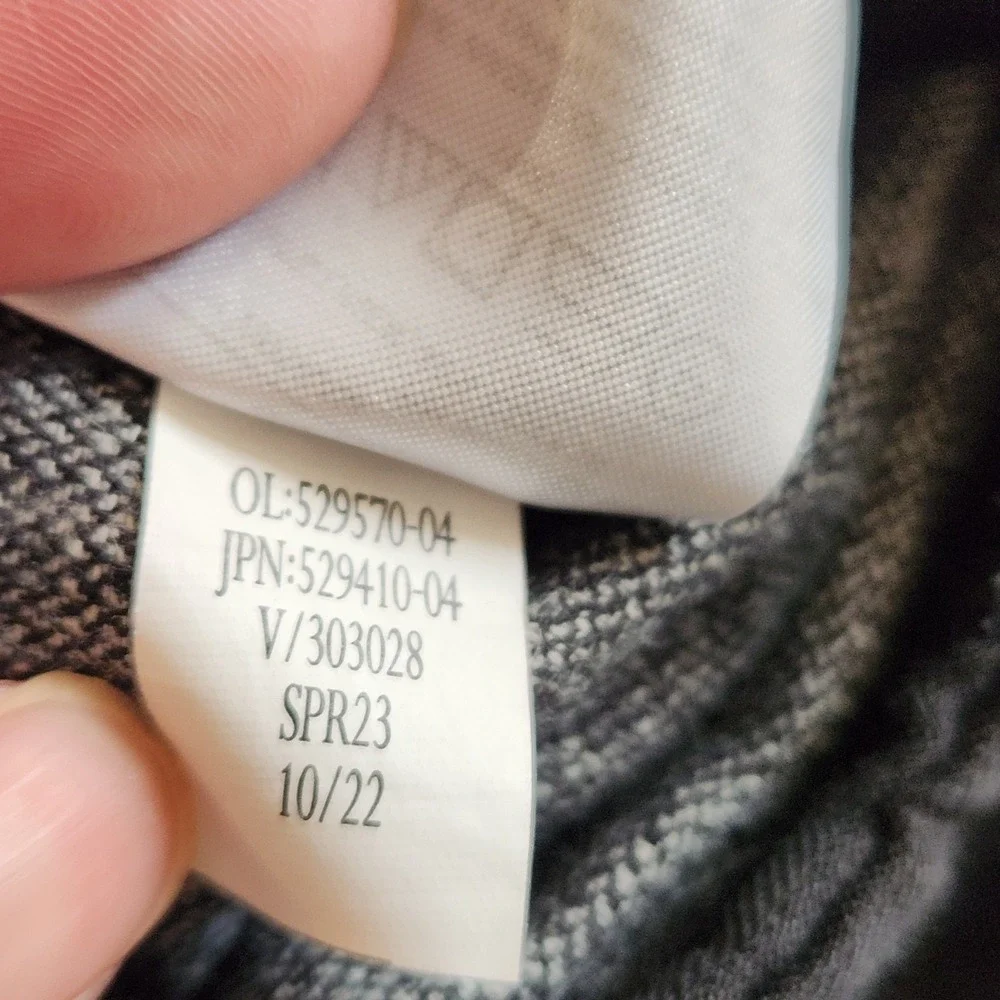 Banana Republic Linen‎ Blend Pants 36x29 Athletic Fit Gray Pull on Drawstring